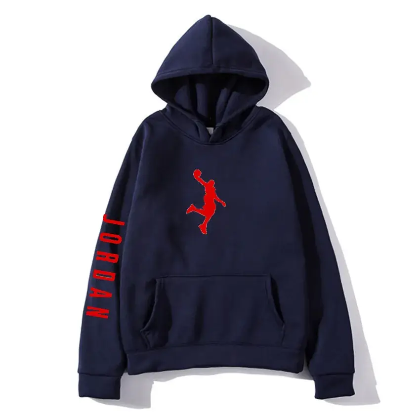 Maroon JR Pony Hoodie for Men Casual Sweatshirt - Image 9
