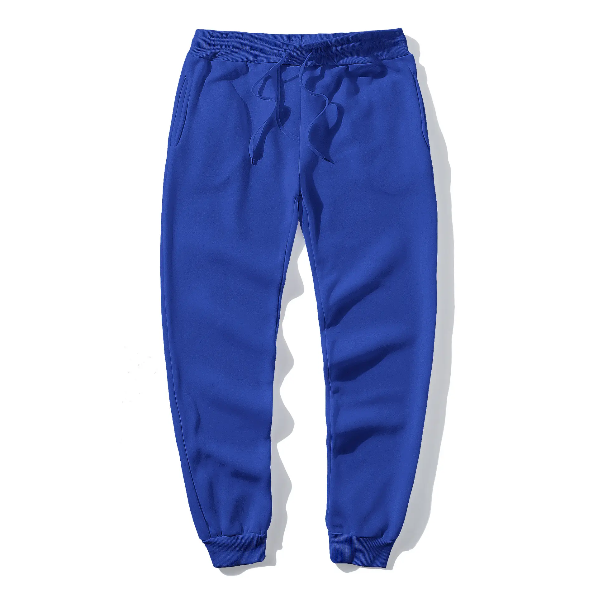 Men Black Drawstring Trousers Casual Pants - Image 6