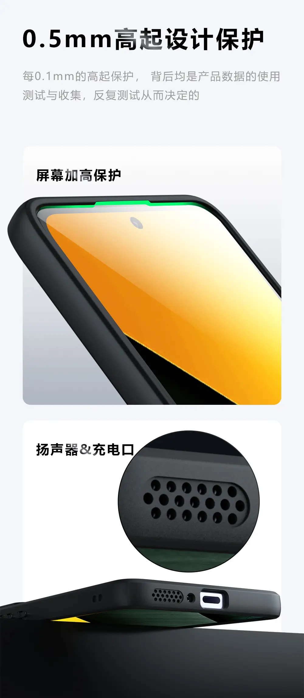 Anti-Drop Protective Case for Xiaomi Poco M7 Pro 5G Skin-Feeling Scrub Phone Case for Poco F7 Pro — feature 5