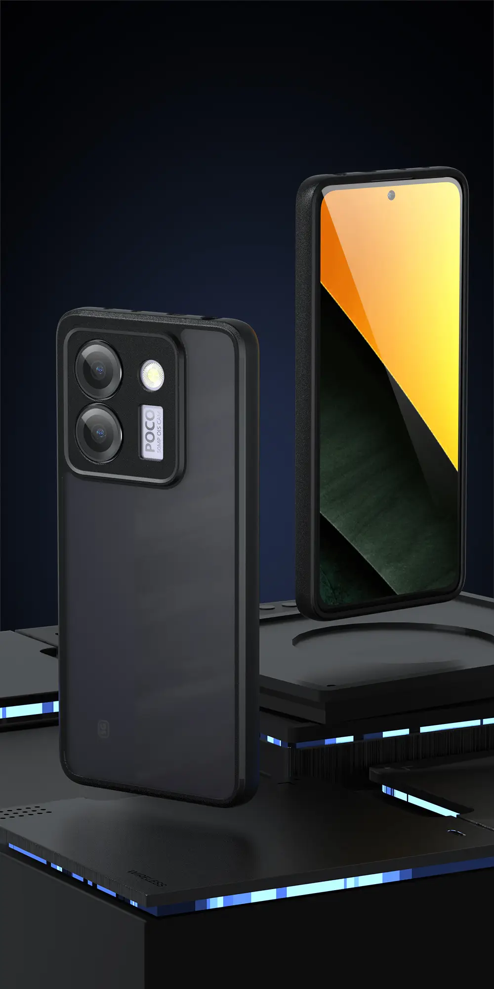 Anti-Drop Protective Case for Xiaomi Poco M7 Pro 5G Skin-Feeling Scrub Phone Case for Poco F7 Pro — feature 8