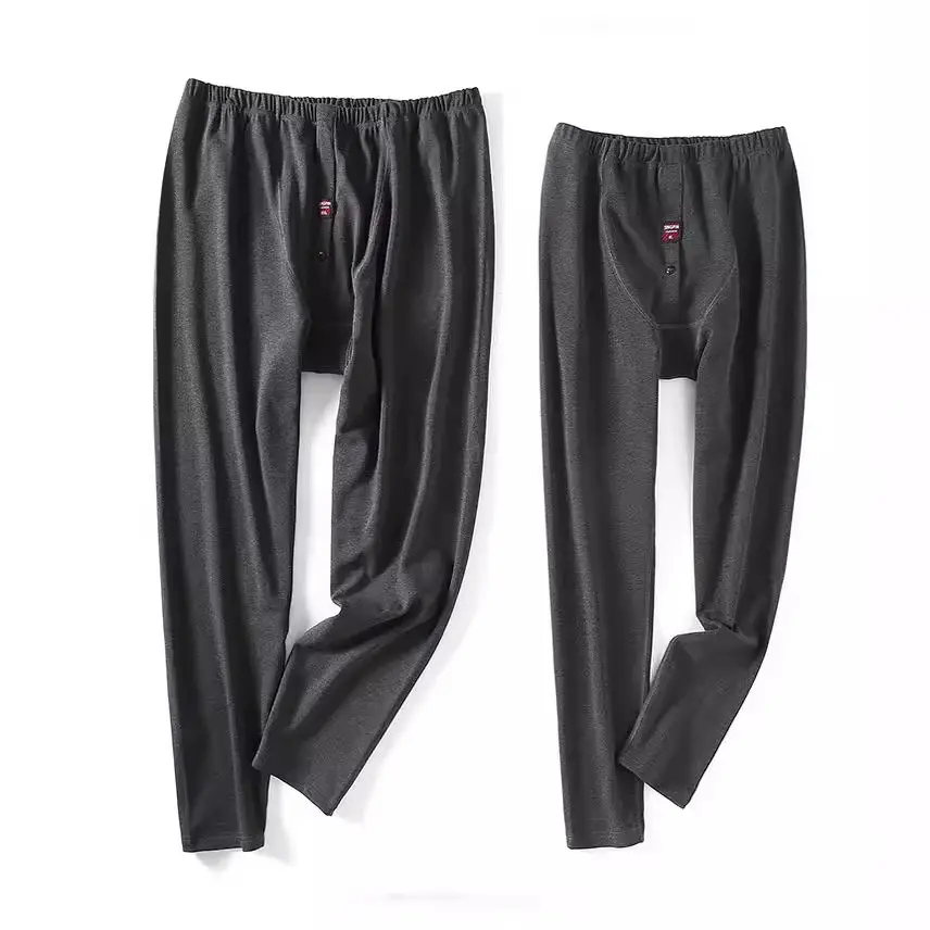 Men's Red Self-Heating Warm Pants Plus Size