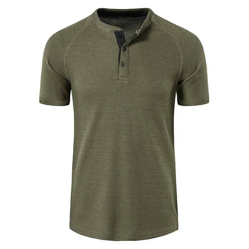 Men Cotton Polo T-Shirt Maroon Loose Fit - Image 6