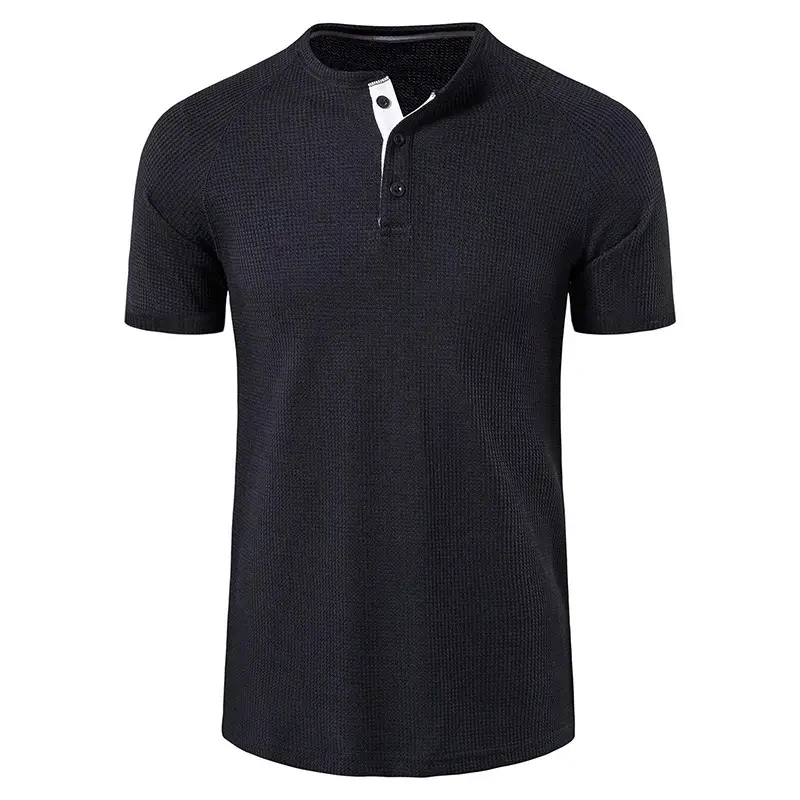 Men Cotton Polo T-Shirt Maroon Loose Fit - Image 3