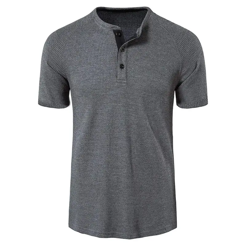 Men Cotton Polo T-Shirt Maroon Loose Fit - Image 2