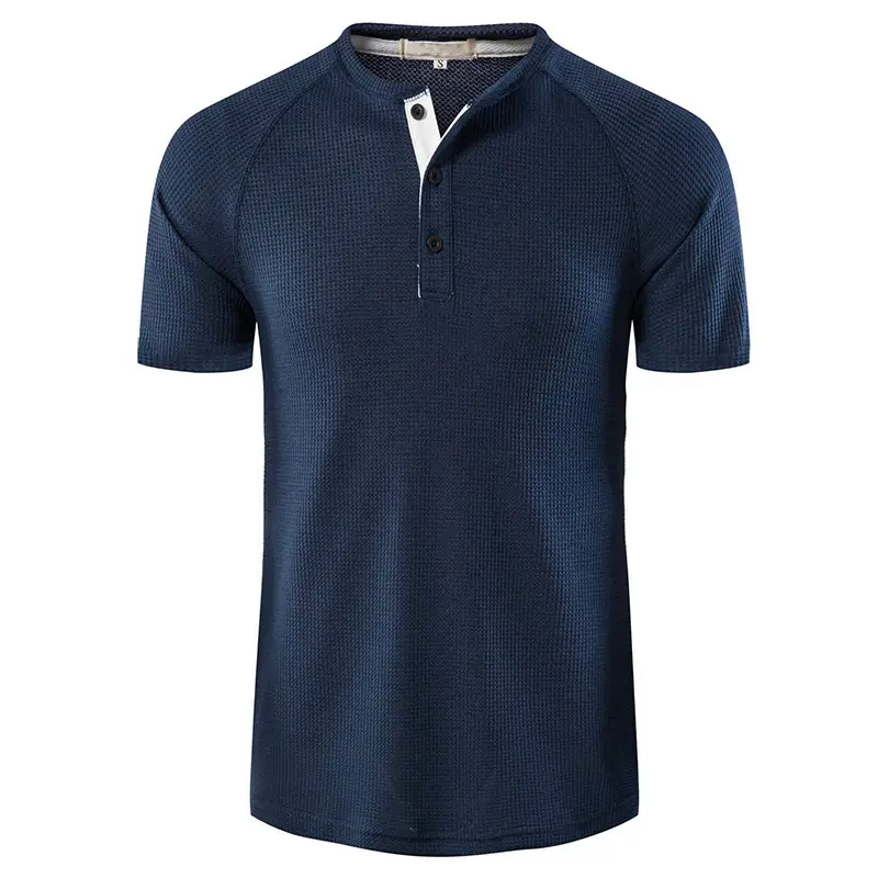 Men Cotton Polo T-Shirt Maroon Loose Fit - Image 5