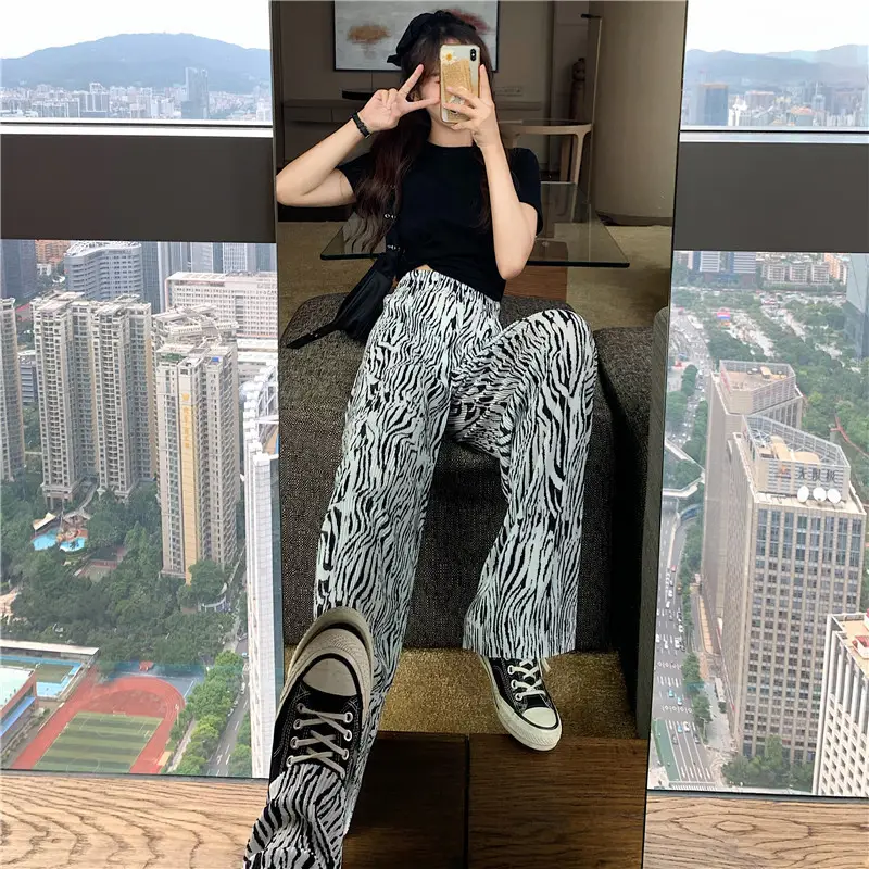 2021 Summer Tie-Dyed Wide Leg Pants for Women - Image 3