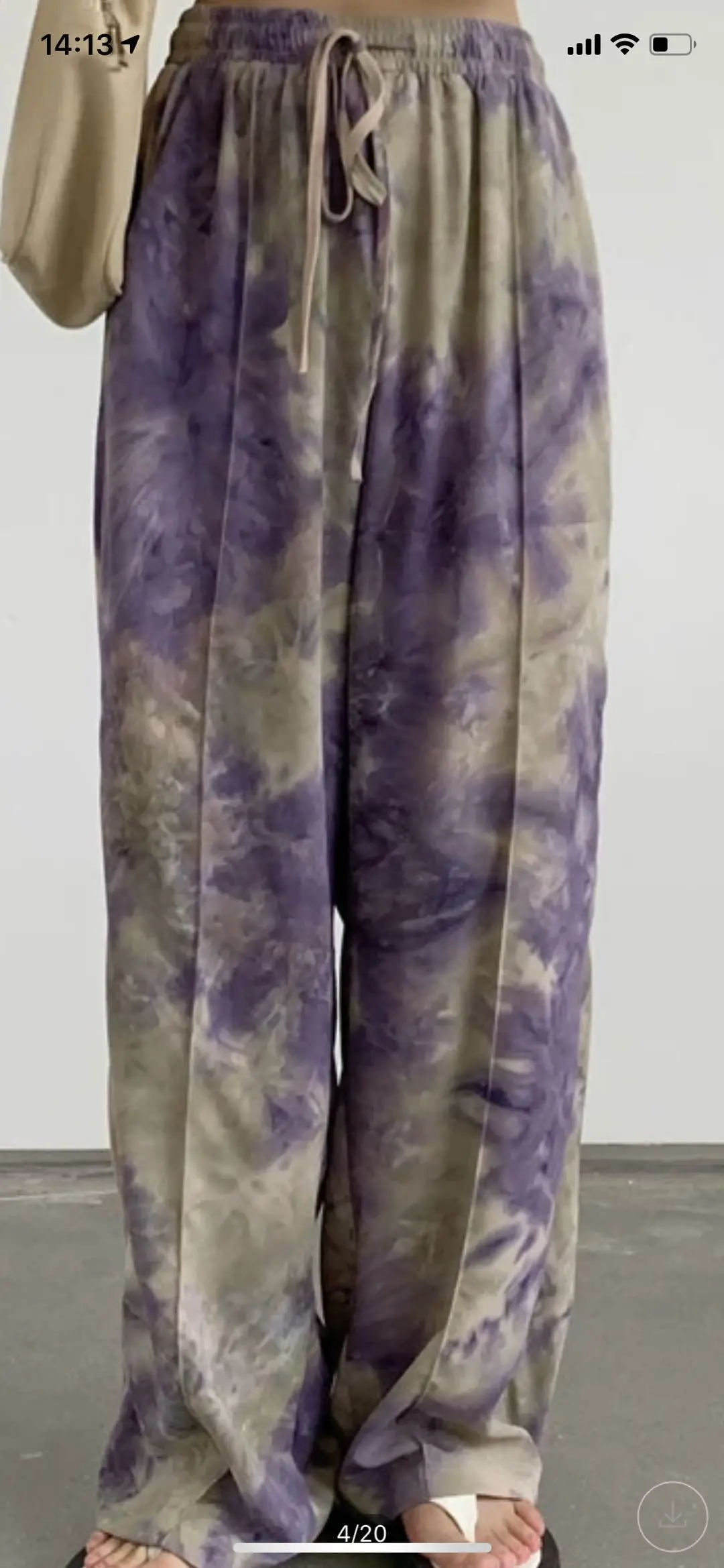 2021 Summer Tie-Dyed Wide Leg Pants for Women - Image 5