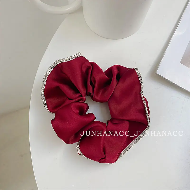 Red Knitted Hair Band for Women's Hair Accessories - Image 7