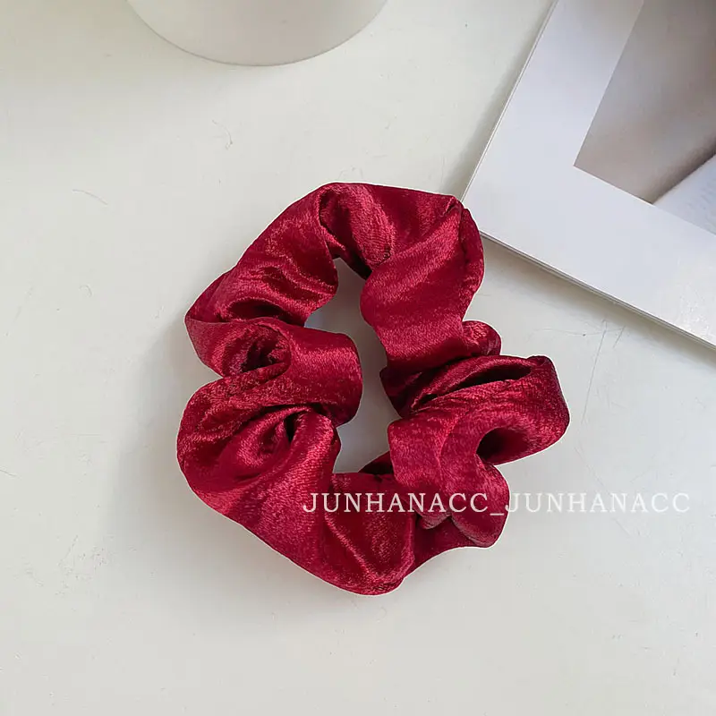 Red Knitted Hair Band for Women's Hair Accessories - Image 3