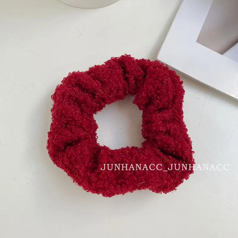 Red Knitted Hair Band for Women's Hair Accessories - Image 4