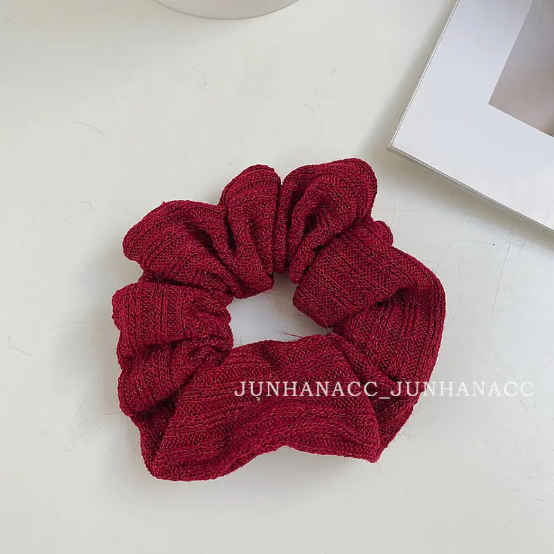 Red Knitted Hair Band for Women's Hair Accessories - Image 5