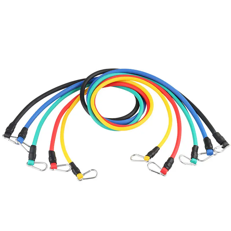 Factory direct supply multifunctional 11-piece tension rope tension belt elastic rope fitness set training Belt