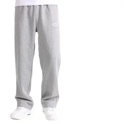 Men Fleece Lined Sweatpants Black Winter Thick - Image 14