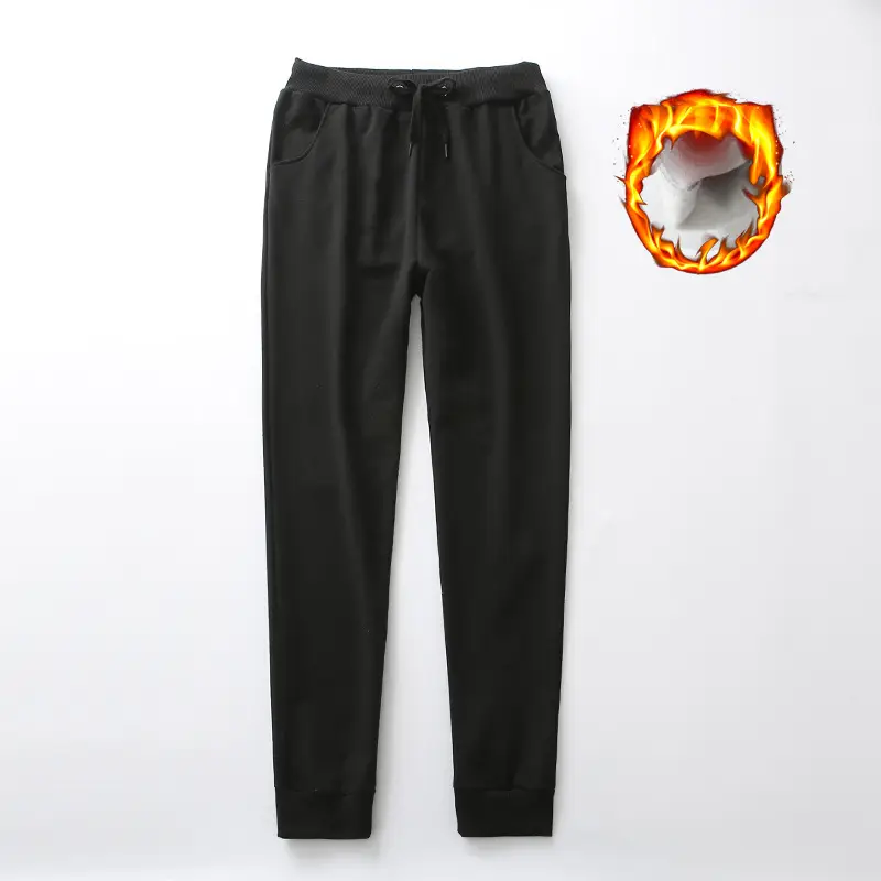 Fleece Lined Sweatpants S-XL Black Grey 3 Colors - Image 7