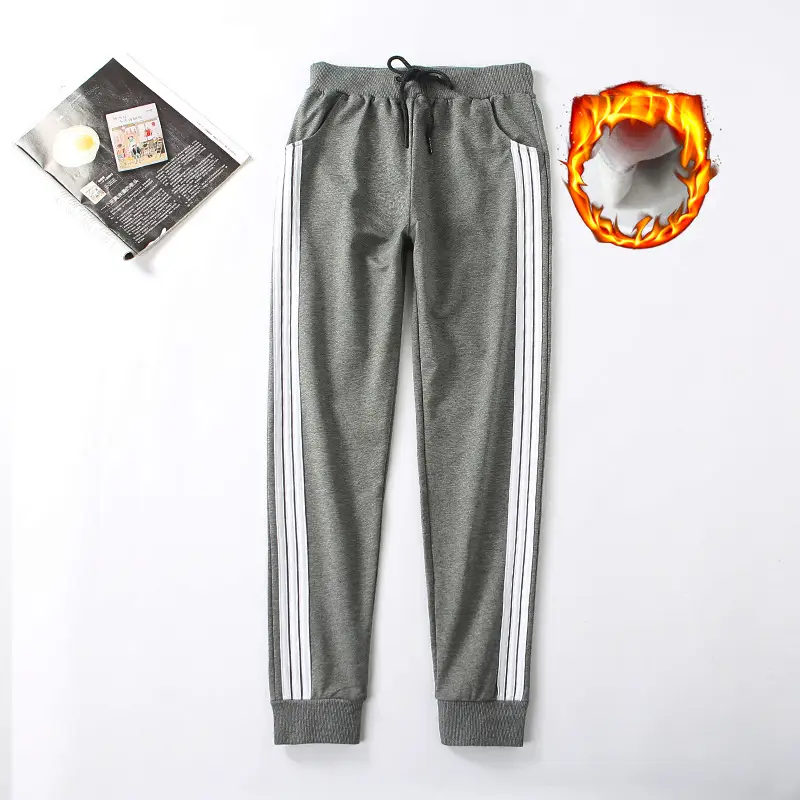 Fleece Lined Sweatpants S-XL Black Grey 3 Colors - Image 12