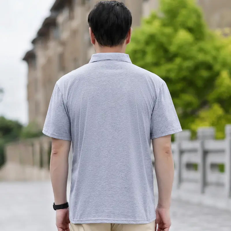 Men's White Polo Shirt Summer Wear Wholesale