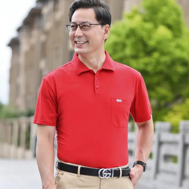 Men's White Polo Shirt Summer Wear Wholesale
