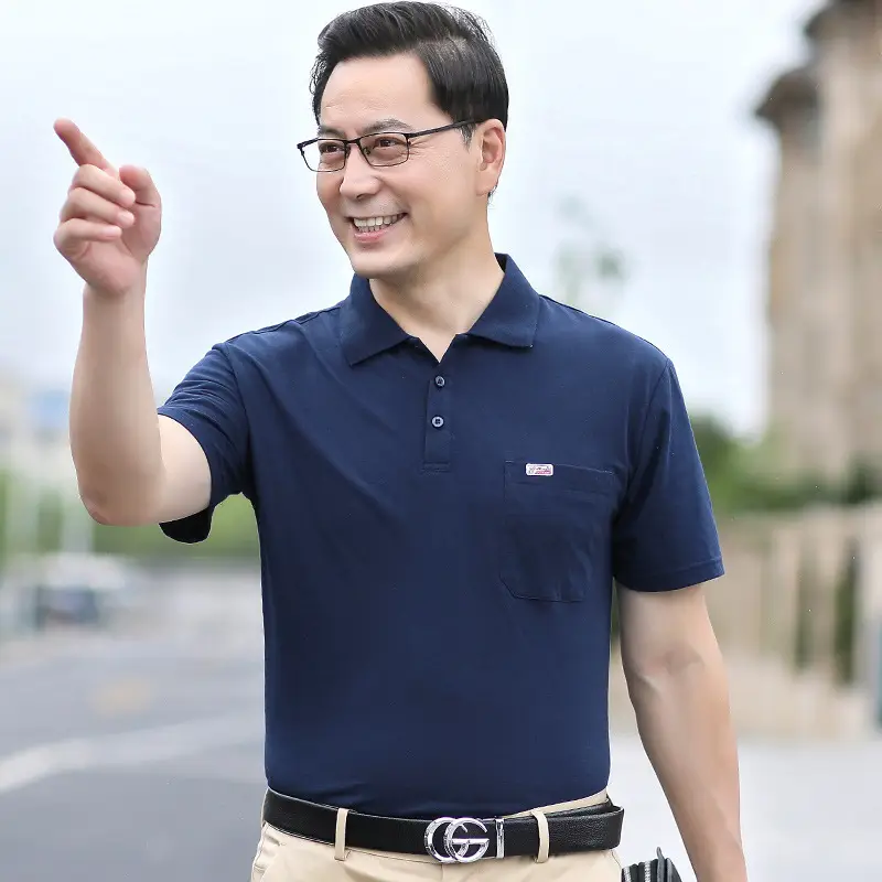 Men's White Polo Shirt Summer Wear Wholesale