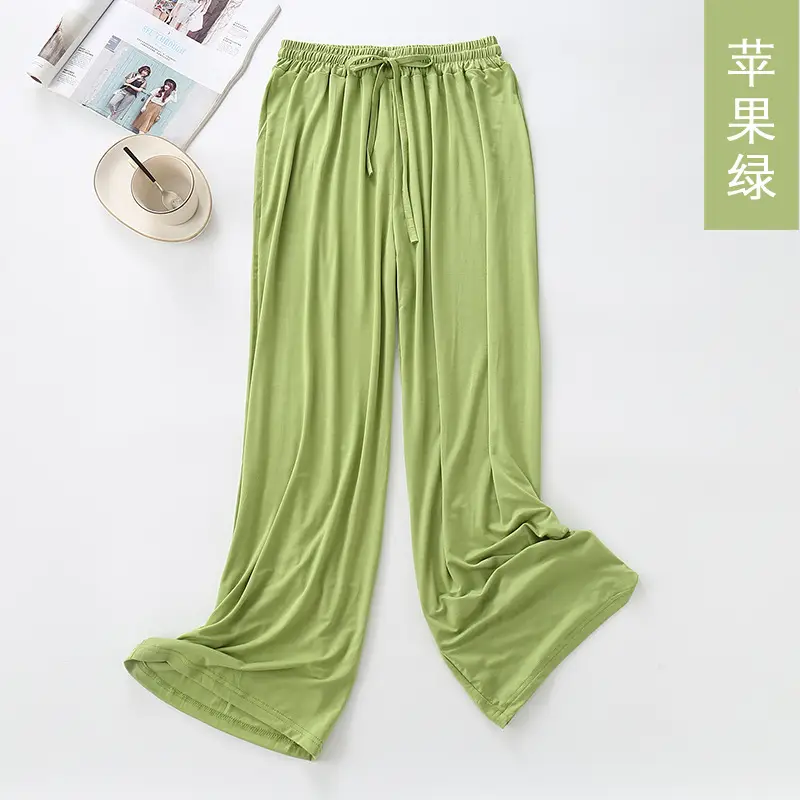 Women Wide Leg Pants Summer Loose Fit Lavender - Image 15