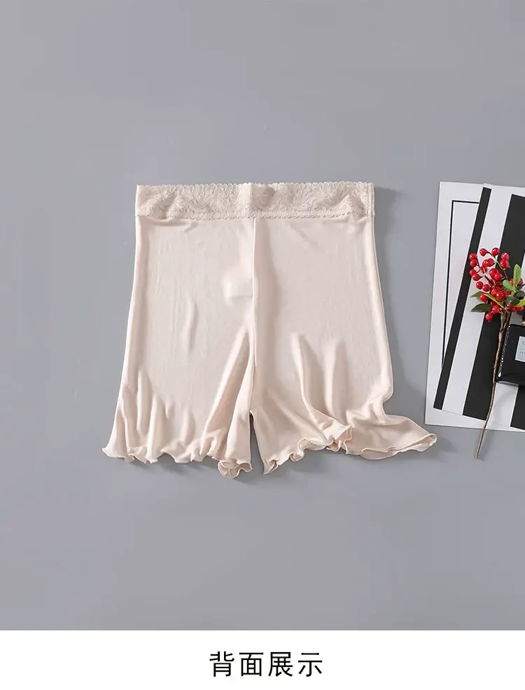 Women's Silk Lace Pajamas Non-Hemming Anti-Slip — feature 12