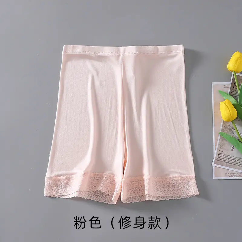 Women's Silk Lace Pajamas Non-Hemming Anti-Slip - Image 10