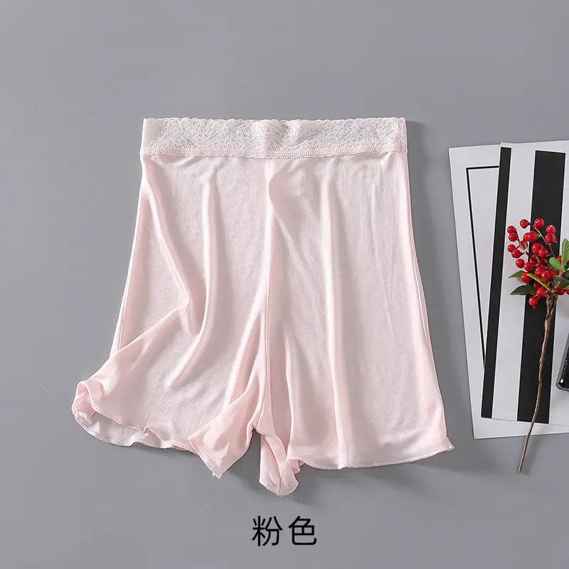 Women's Silk Lace Pajamas Non-Hemming Anti-Slip - Image 2