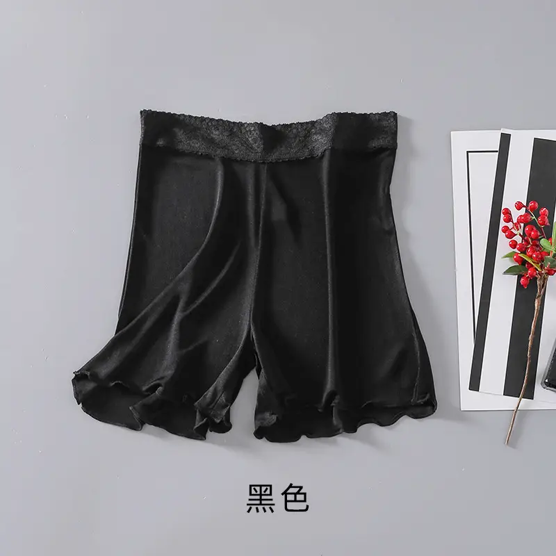 Women's Silk Lace Pajamas Non-Hemming Anti-Slip - Image 3