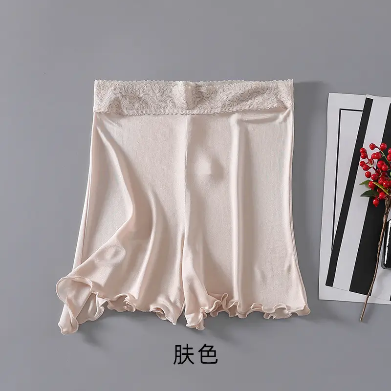 Women's Silk Lace Pajamas Non-Hemming Anti-Slip - Image 4
