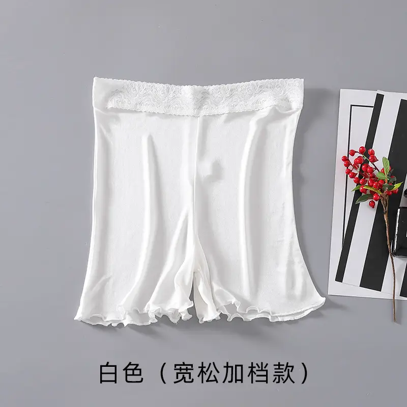 Women's Silk Lace Pajamas Non-Hemming Anti-Slip - Image 5