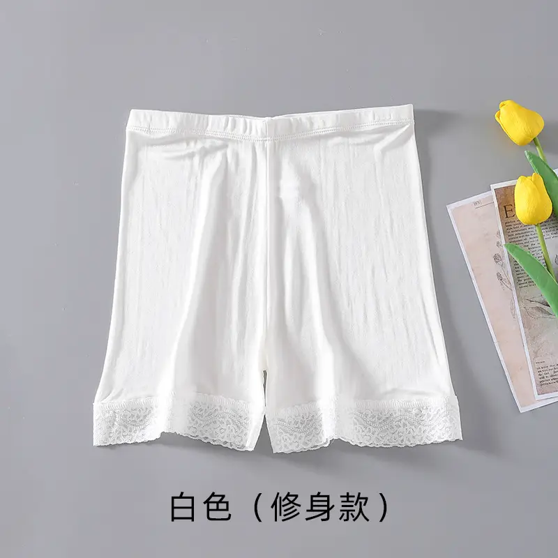 Women's Silk Lace Pajamas Non-Hemming Anti-Slip - Image 9