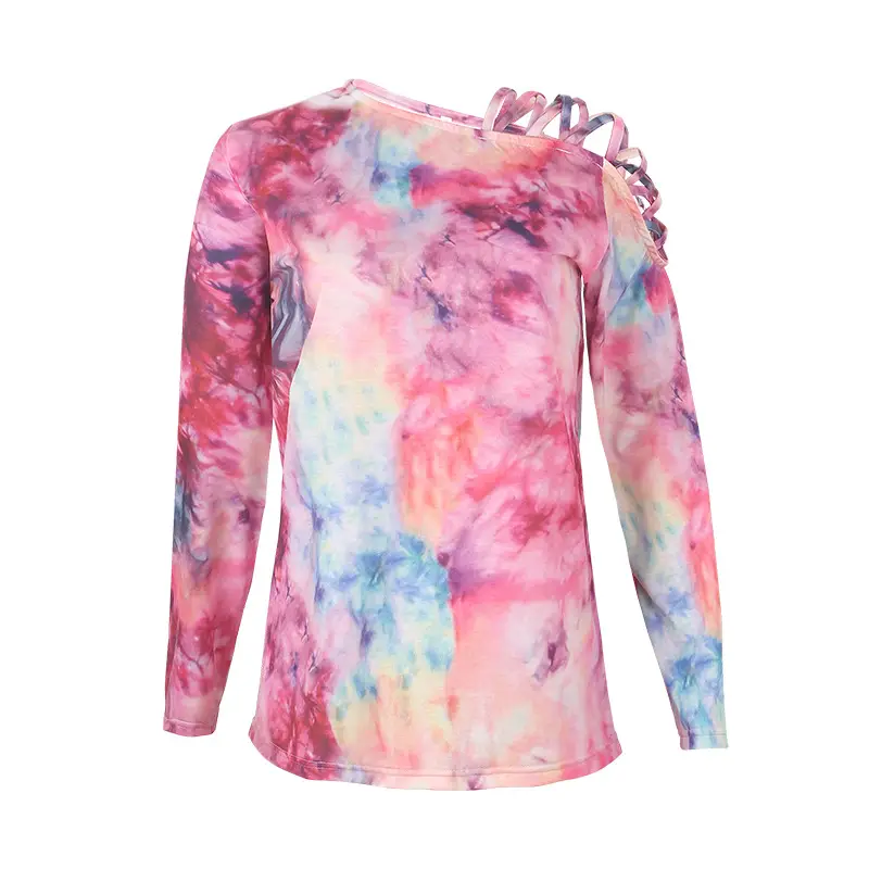Women Tie-Dye Long Sleeve T-Shirt 2024 — feature 11