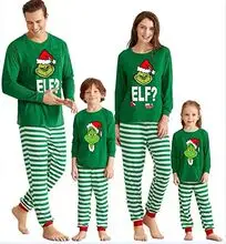 2025 Family Christmas Pajamas Reindeer Print Cross-Border — feature 21