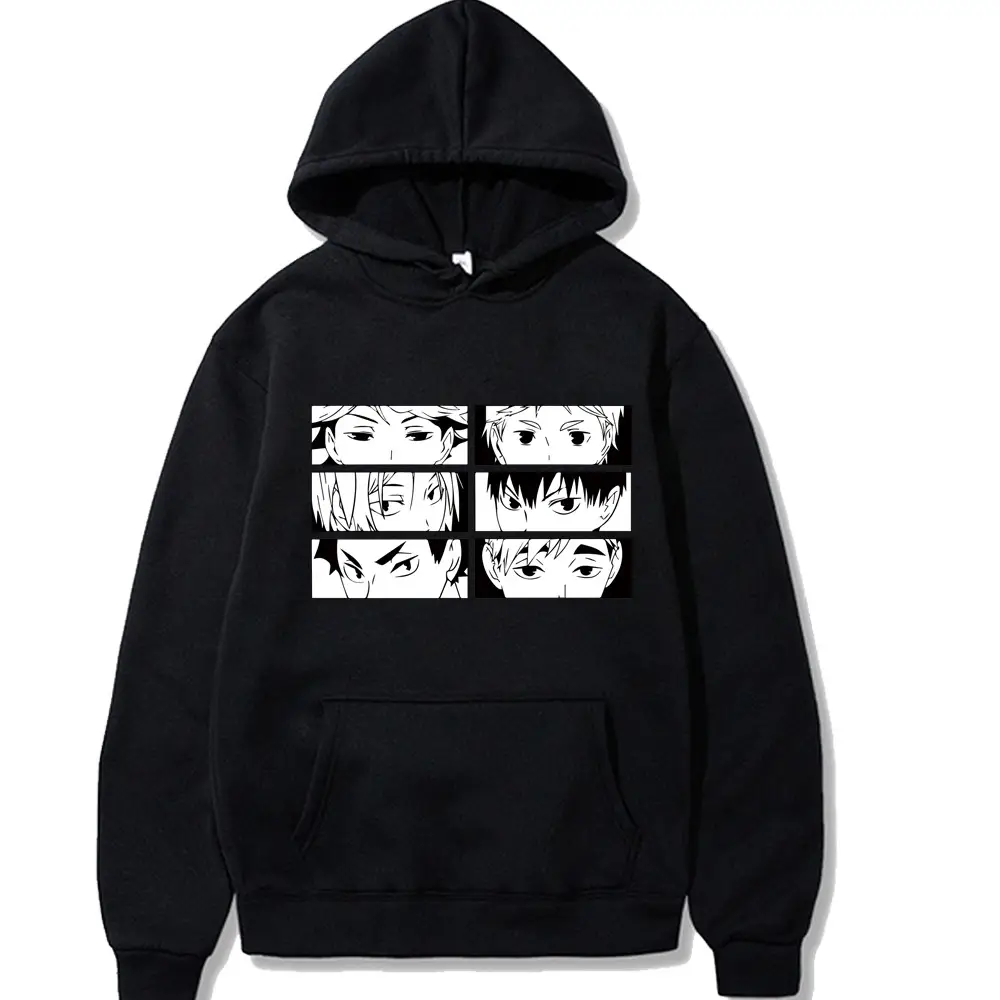 Pink Hooded Sweatshirt with Karasuno Haikyuu Design - Image 23