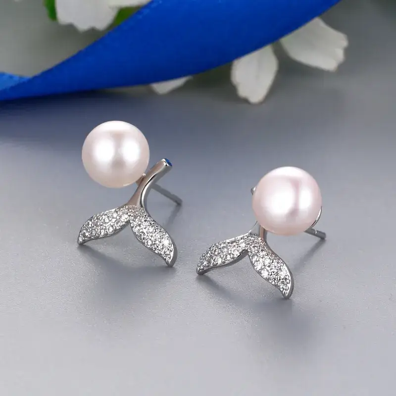 Korean Style Pearl Earrings for Women - Image 3