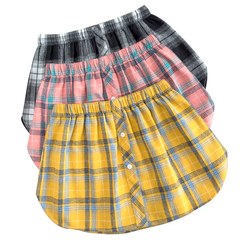 Plaid Fake Skirt Korean Style Autumn Winter - Image 8