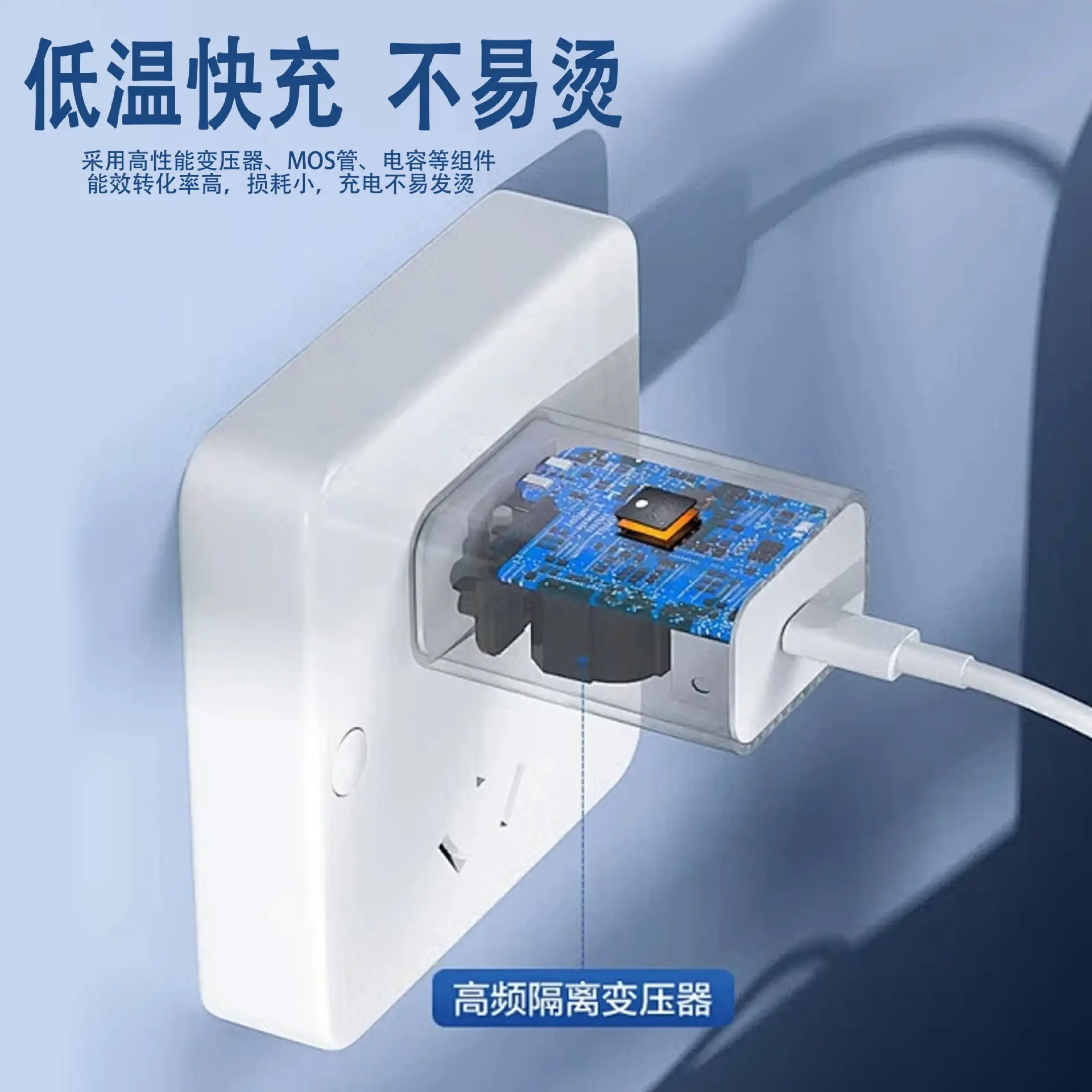 Apple 20W PD Fast Charging Adapter White - Image 3