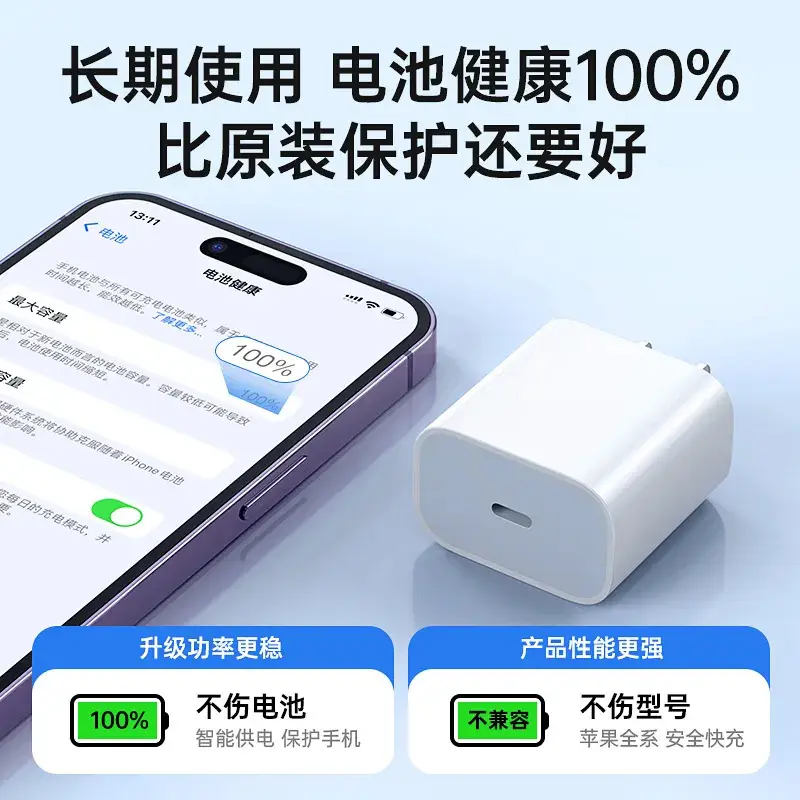 Apple 20W PD Fast Charging Adapter White — feature 6