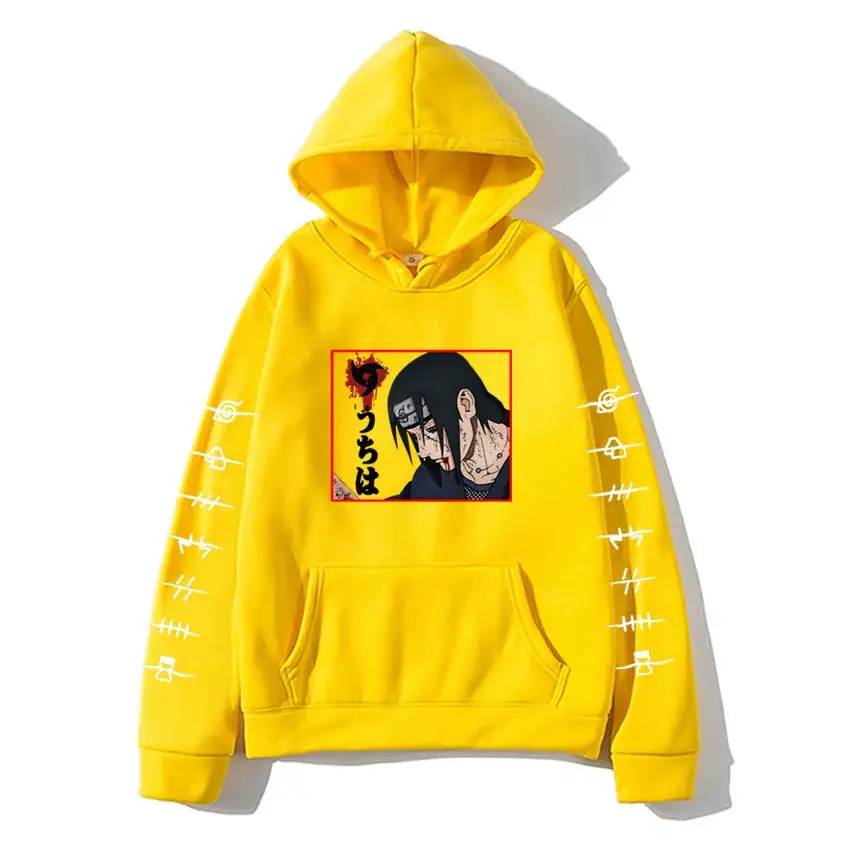 Naruto Anime Hooded Vest for Men Women Gray - Image 11