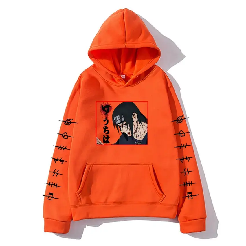 Naruto Anime Hooded Vest for Men Women Gray - Image 15