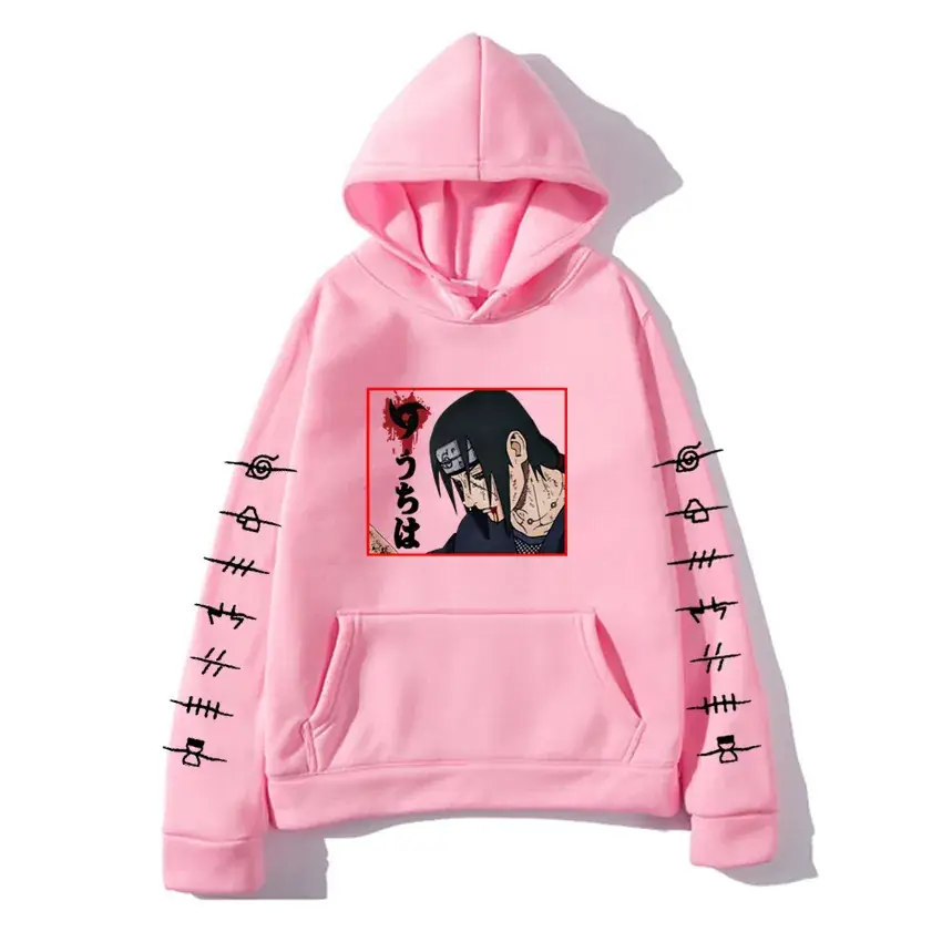 Naruto Anime Hooded Vest for Men Women Gray - Image 17