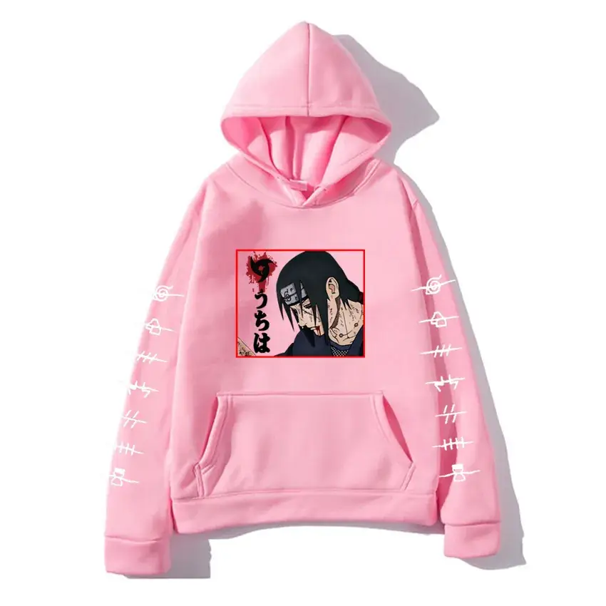 Naruto Anime Hooded Vest for Men Women Gray - Image 8