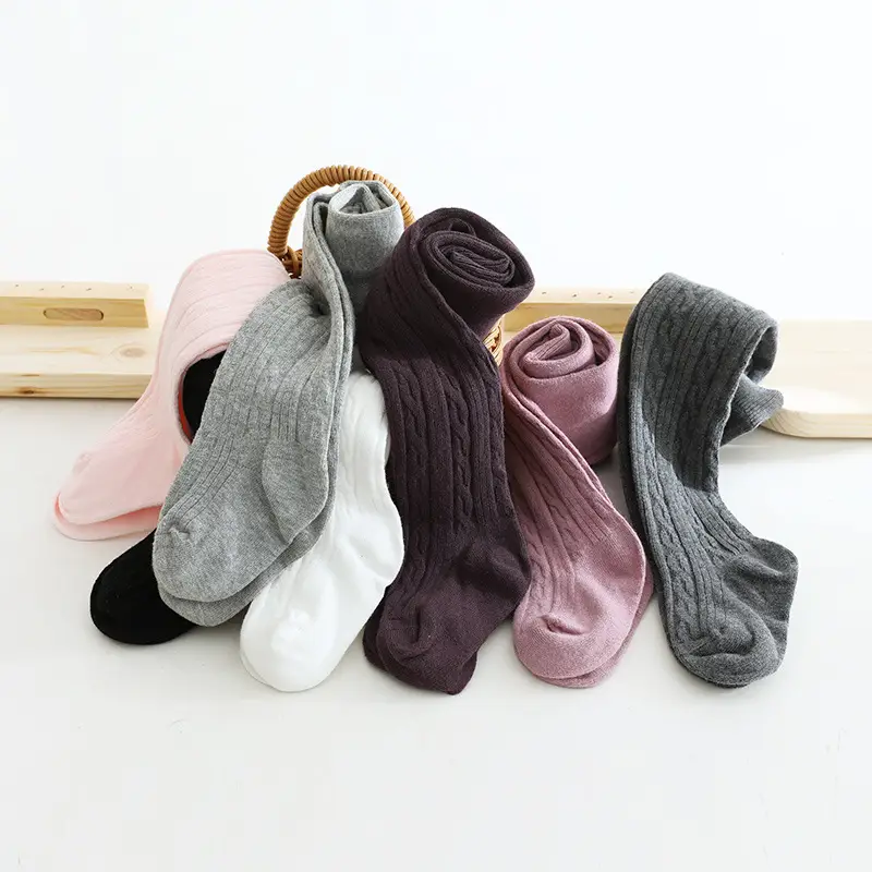 2025 Spring Baby Leggings Pure Cotton Twist Design - Image 9