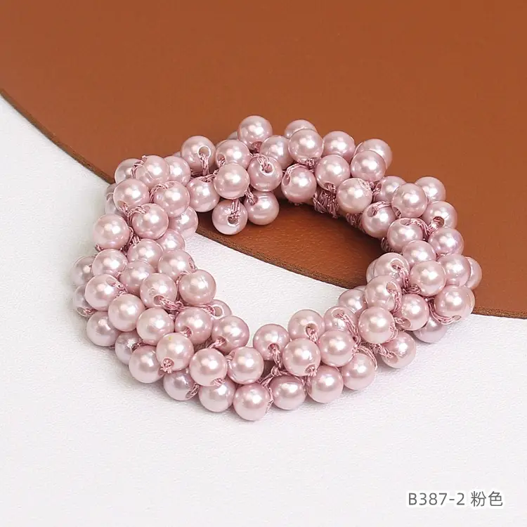 Korean Style Pearl Hair Rope Bracelet Small Sweet Style - Image 2