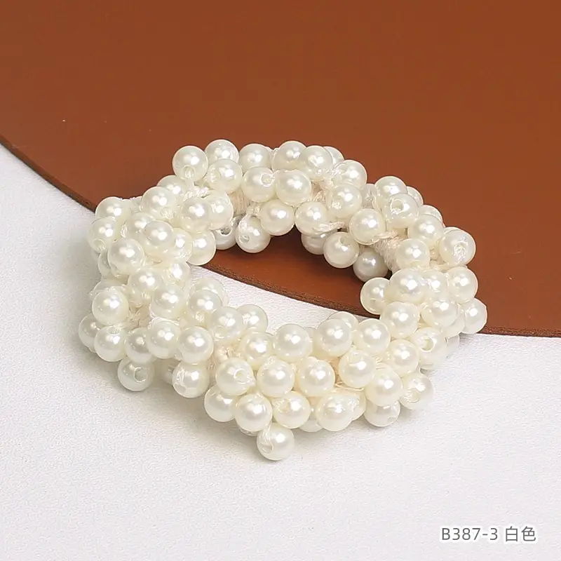Korean Style Pearl Hair Rope Bracelet Small Sweet Style - Image 3