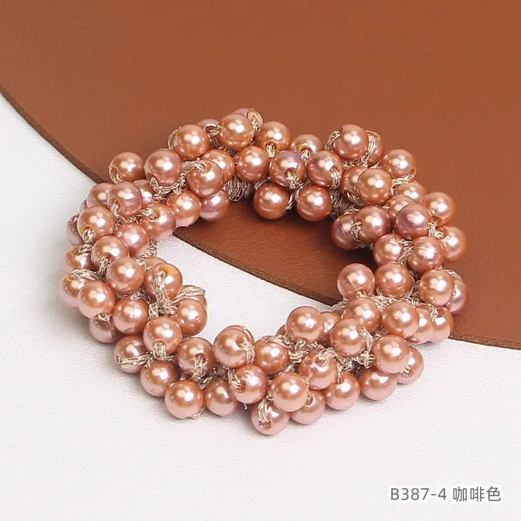 Korean Style Pearl Hair Rope Bracelet Small Sweet Style - Image 4