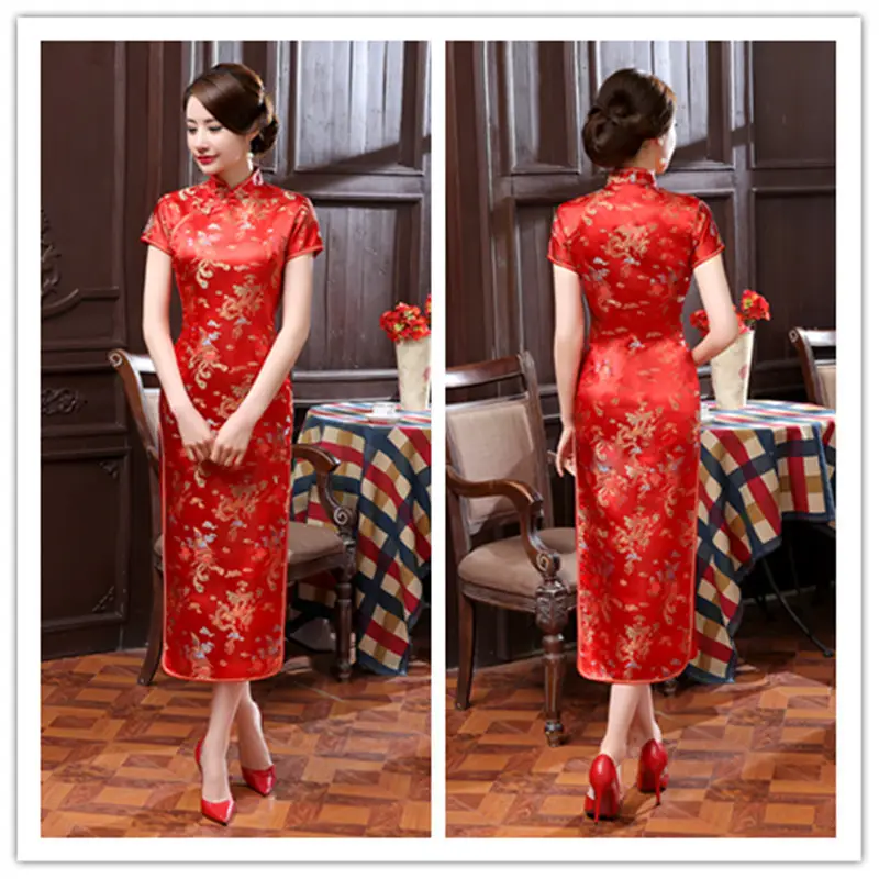 2021 New Chinese Style Printed Cheongsam for Women - Image 19