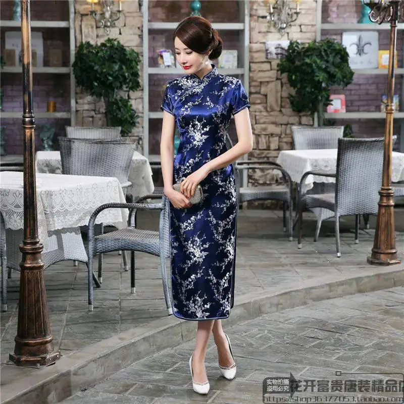 2021 New Chinese Style Printed Cheongsam for Women - Image 4