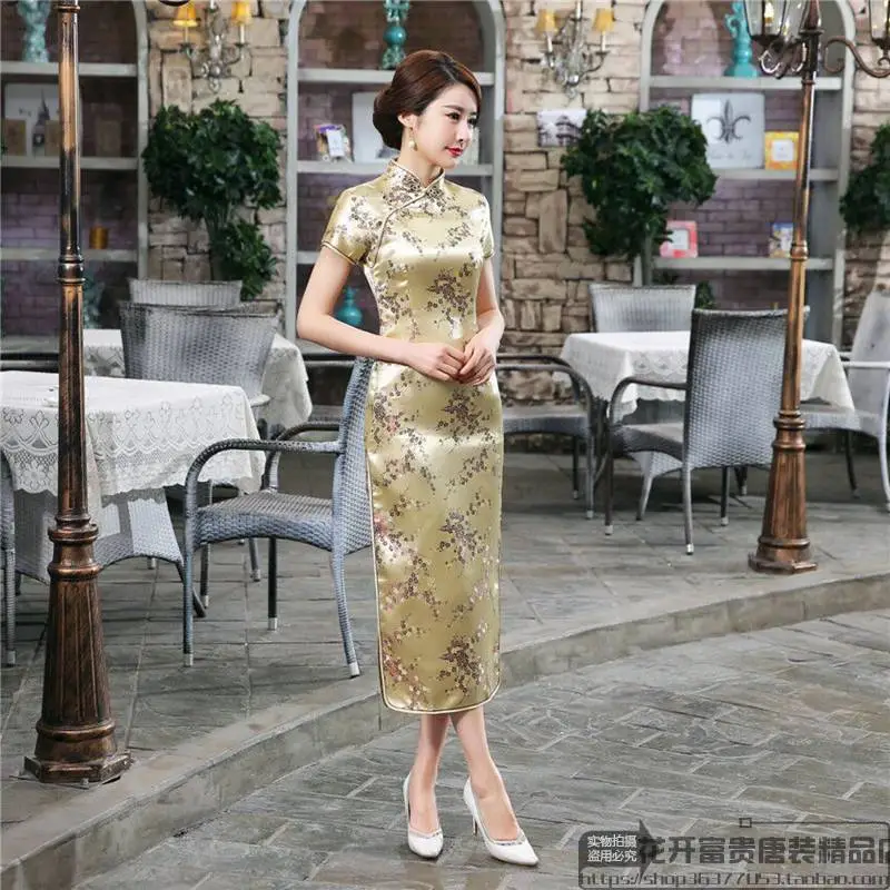 2021 New Chinese Style Printed Cheongsam for Women - Image 5