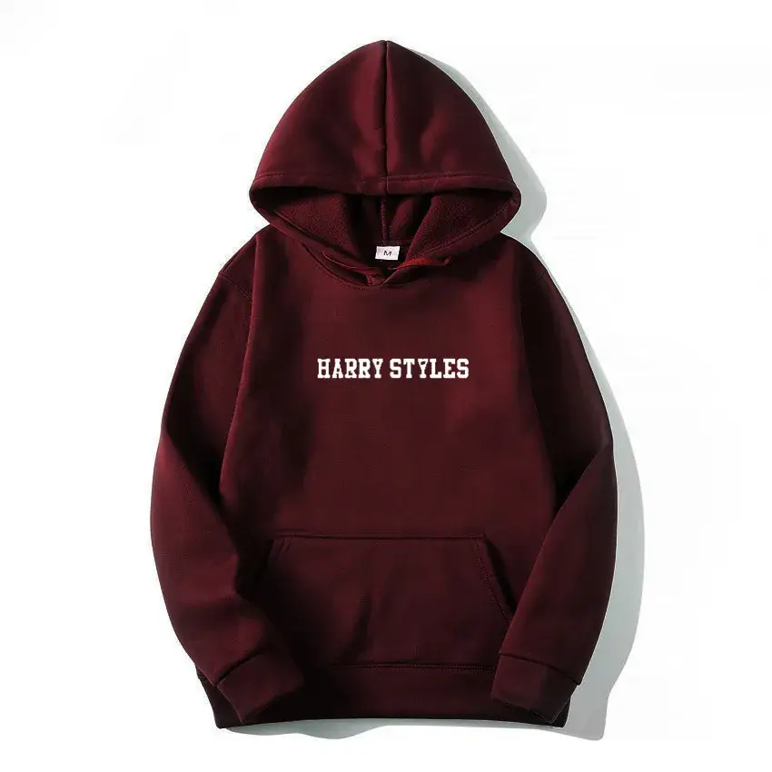 Black Harry Styles Hoodie Set with Graphic Print