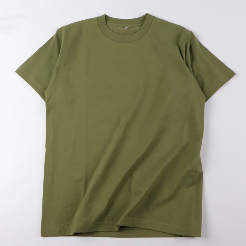 230g Heavy Cotton Black T-Shirt for Men Women - Image 10